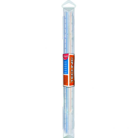 Skalówka Linijka Maped plastikowa 30cm, 1:100 - 1:500